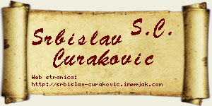 Srbislav Curaković vizit kartica